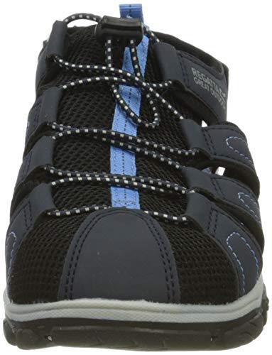 Regatta Westshore' Toe Bumper Water Friendly Eva Footbed Walking Sandals, Sandalias deportivas para Mujer, Cielos Azul Marino/Azul, 42 EU