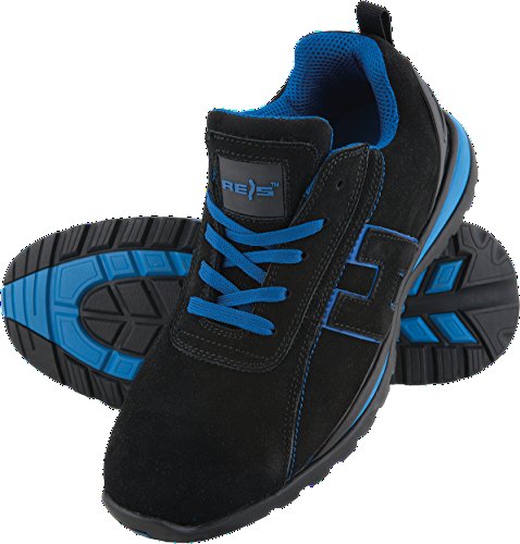 Reis BRCHILE40 - Calzado de Seguridad, Color Negro y Azul, Talla 40