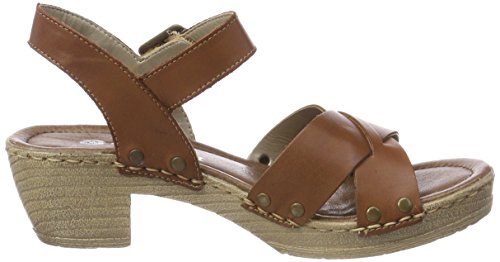 Remonte D6955, Sandalias de Talón Abierto Mujer, Marrón (Muskat 24), 39 EU
