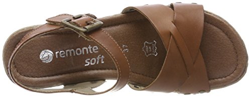 Remonte D6955, Sandalias de Talón Abierto Mujer, Marrón (Muskat 24), 39 EU