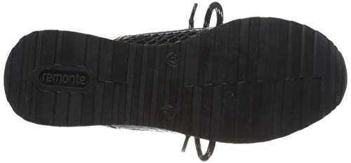 Remonte R2503, Zapatillas Mujer, Multicolor (T6562/Schwarz/Schwarz/Schwarz/Natur 68), 45 EU