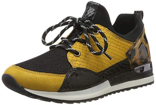 Remonte R2503, Zapatillas Mujer, Multicolor (T6562/Schwarz/Schwarz/Schwarz/Natur 68), 45 EU