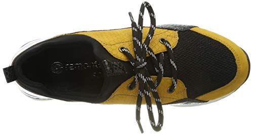 Remonte R2503, Zapatillas Mujer, Multicolor (T6562/Schwarz/Schwarz/Schwarz/Natur 68), 45 EU