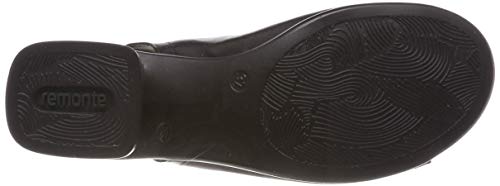 Remonte R8751, Sandalias de Talón Abierto Mujer, Negro (Negro 01), 44 EU