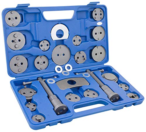 REPOSICIONADOR DE PISTONES DE FRENOS DE 24 + 5 PIEZAS para cambiar las pastillas o zapatas de freno