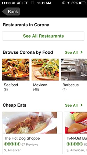 Restaurants in Corona California, US!
