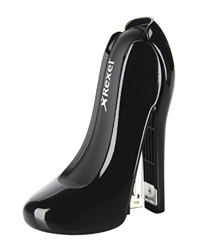 REXEL 2104169 - Grapadora de diseño modelo zapato tacón alto color negro