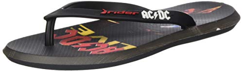 Rider ACDC Thong Ad, Chanclas Unisex Adulto, Color: Negro y Rojo 9335 0, 45/46 EU