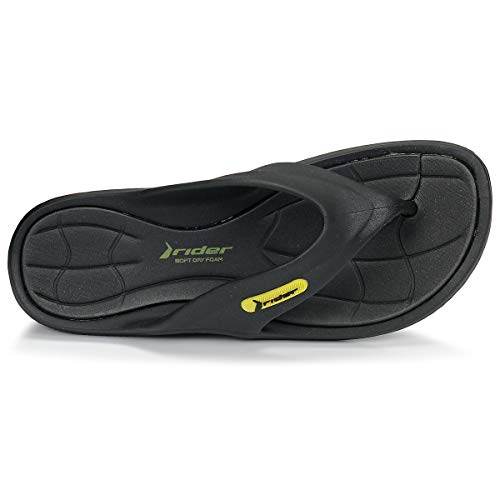 Rider Cape XIII AD, Chanclas Hombre, Black/Black, 43 EU