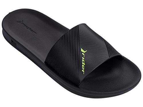 Rider Strike Slide 11431 - Chanclas de baño para hombre, color negro