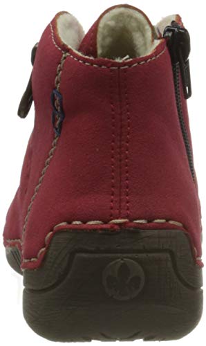 Rieker 52549, Botas de Moda Mujer, Rojo 36, 38 EU