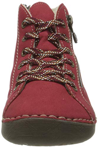 Rieker 52549, Botas de Moda Mujer, Rojo 36, 39 EU