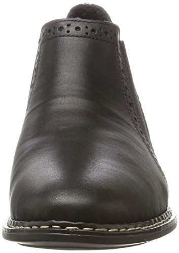 Rieker 53652, Botas Chelsea Mujer, Negro (Nero/Granit), 40 EU