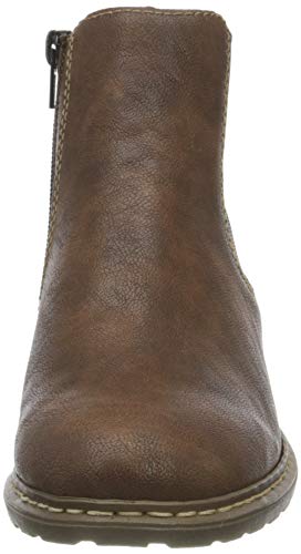 Rieker 71082, Botas Estilo Chelsea Mujer, Marrón 25, 41 EU