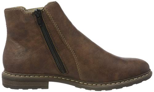 Rieker 71082, Botas Estilo Chelsea Mujer, Marrón 25, 41 EU