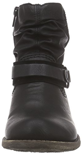 Rieker 74762, Botas Mujer, Negro-Schwarz (Schwarz/Schwarz / 01), 37 EU