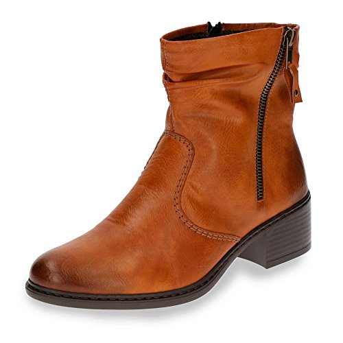 Rieker 77672, Botines Mujer, Marrón (Cayenne 24), 39 EU