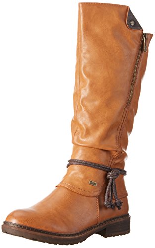 Rieker 94758, Botas de caña alta Mujer, Marrón (Cayenne/Schoko / 24), 37 EU
