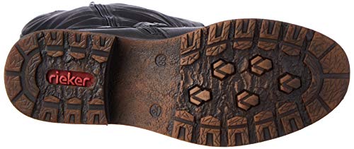 Rieker 94789, Botas a la Altura de Rodilla Mujer, Negro 00, 43 EU