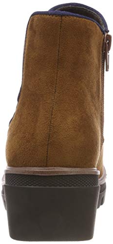 Rieker 99194, Botas Chelsea Mujer, Marrón (Muskat/Ozean 24), 39 EU