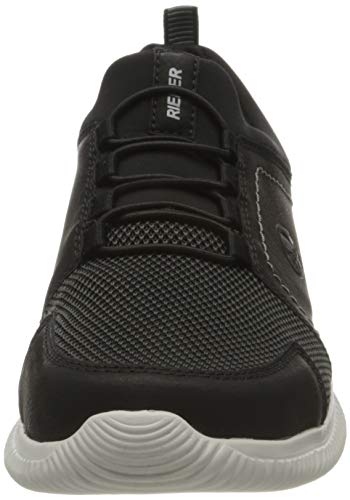 Rieker B7462, Zapatillas Hombre, Negro 00, 41 EU