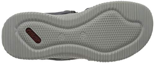 Rieker Frühjahr/Sommer 28153, Sandalias con Punta Cerrada Hombre, Azul (Navy/Grigio/Rauch 14), 42 EU