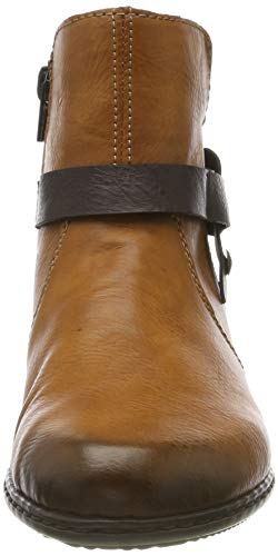 Rieker Herbst/Winter, Botines Mujer, Marrón (Cayenne/Havanna/24 24), 38 EU