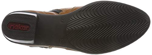 Rieker Herbst/Winter, Botines Mujer, Marrón (Cayenne/Havanna/24 24), 38 EU