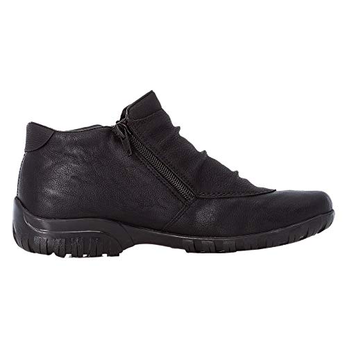 Rieker L4691, Zapatillas Altas Mujer, Negro, 36