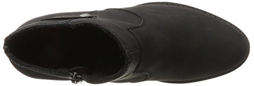 Rieker Mujer Botines L7661, señora Ankle Boots, Botas,Botas de Media caña,Botines,botín,Tobillo Alto,Cremallera,Schwarz/Schwarz,40 EU / 6.5 UK