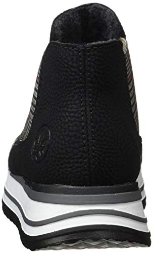 Rieker N3590, Botas Estilo Chelsea Mujer, Negro 00, 39 EU