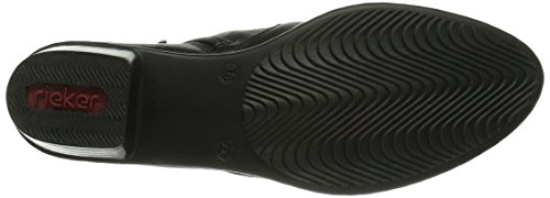 Rieker Y0761, Botines Mujer, Negro (schwarz/00), 39 EU