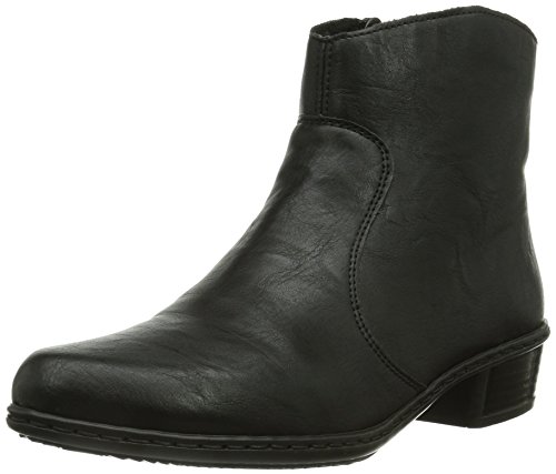 Rieker Y0761, Botines Mujer, Negro (schwarz/00), 39 EU