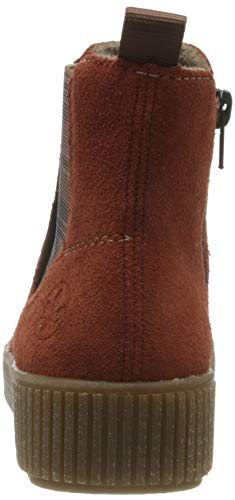 Rieker Y6473, Botas Estilo Chelsea Mujer, Rojo 38, 43 EU