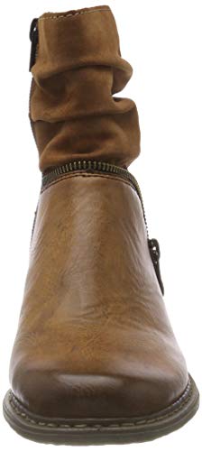 Rieker Z21k8, Botines Mujer, Marrón (Chestnut/REH 22), 36 EU