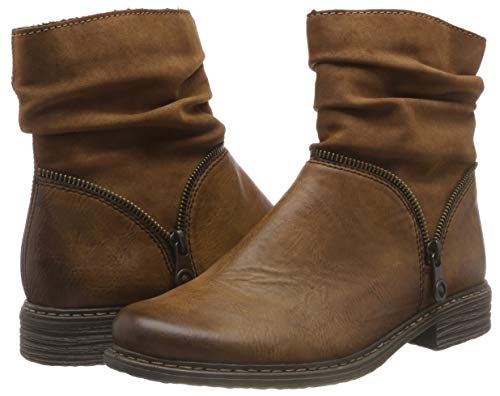 Rieker Z21k8, Botines Mujer, Marrón (Chestnut/REH 22), 36 EU