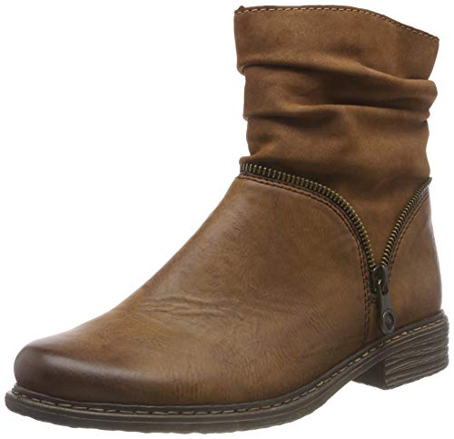 Rieker Z21k8, Botines Mujer, Marrón (Chestnut/REH 22), 36 EU
