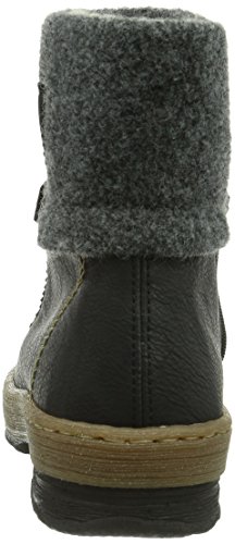 Rieker Z6774-14, Zapatillas Altas Mujer, Azul-Blau (Marina/Uniform/Stromboli/Granit / 14), 36 EU