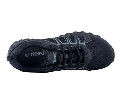 riemot Zapatillas Deportivas para Hombre, Zapatos de Trail Running, Trekking, Senderismo, Montaña, Transpirables Sneakers Deportivas Casual Zapatos para Correr W-Black-7
