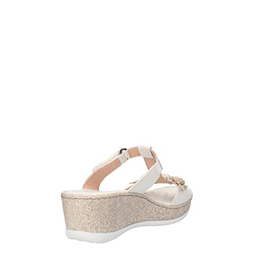Riposella 6320 Sandalias Mujer Blanco 40