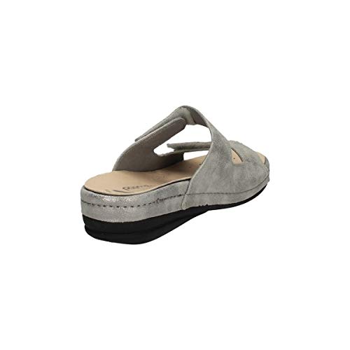 RIPOSELLA Zapatillas Sandalo Mujer 9511 Cuero Plata Original PE 2020
