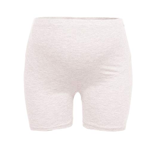 RISTHY 2 Piezas Bragas de Maternidad de Algodón Suave Embarazada Debajo de Las Bragas Pantalones Cortos de Cintura Alta Ropa Interior de Premamá