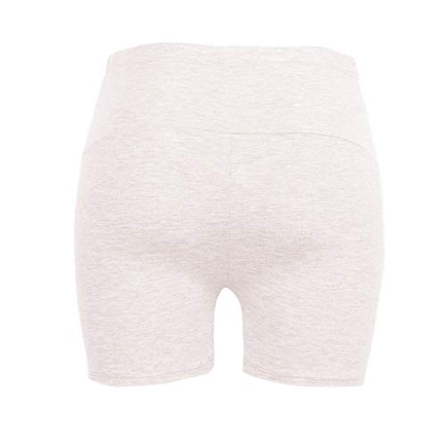 RISTHY 2 Piezas Bragas de Maternidad de Algodón Suave Embarazada Debajo de Las Bragas Pantalones Cortos de Cintura Alta Ropa Interior de Premamá