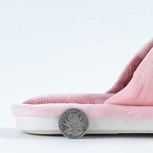 RL Cerdito Pareja Invierno Dibujos Animados Encantador Interior Hembra Zapatillas De AlgodóN Mantener Caliente Antideslizante Masculino Zapatillas De Pelo,02,38/39