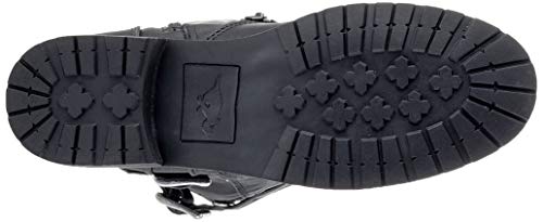 Rocket Dog Berry, Botas de Motorista Mujer, Lewis Negro, Numeric_38 EU