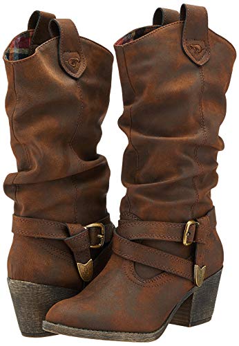 Rocket Dog Sidestep, Botas Camperas Mujer, Marrón (Brown Graham), 37 EU