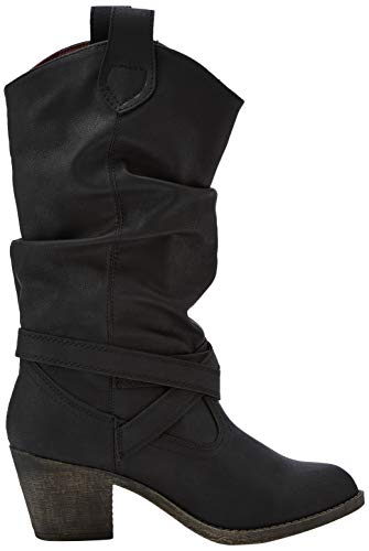 Rocket Dog Sidestep, Botas Camperas Mujer, Negro, 39 EU
