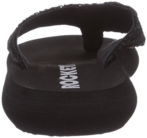 Rocket Dog Spotlight - Chanclas para Mujer, Negro (Black Lima Crochet), 38 EU