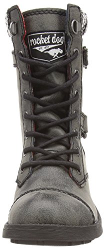 Rocket Dog Thunder, Botas Militares Mujer, Negro-Schwarz (Black AG7), 36