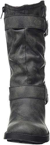 Rocket Dog Trumble, Botas de Motorista Mujer, Negro-Schwarz (Black AG7), 40 EU